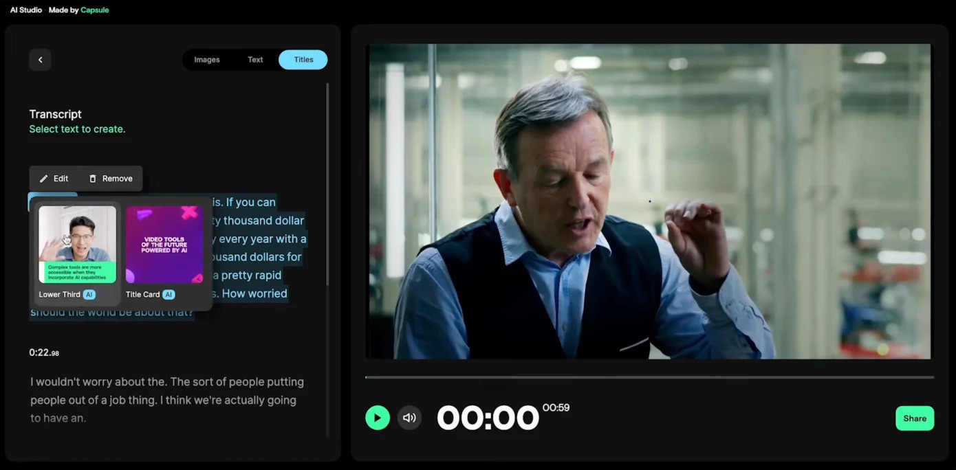 Capsule получает 4,75 миллиона долларов за свой видео-редактор на основе искусственного интеллекта- обобщает текст, генерирует изображения.