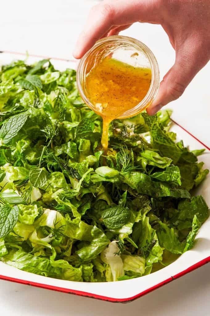 Салат из салата романо