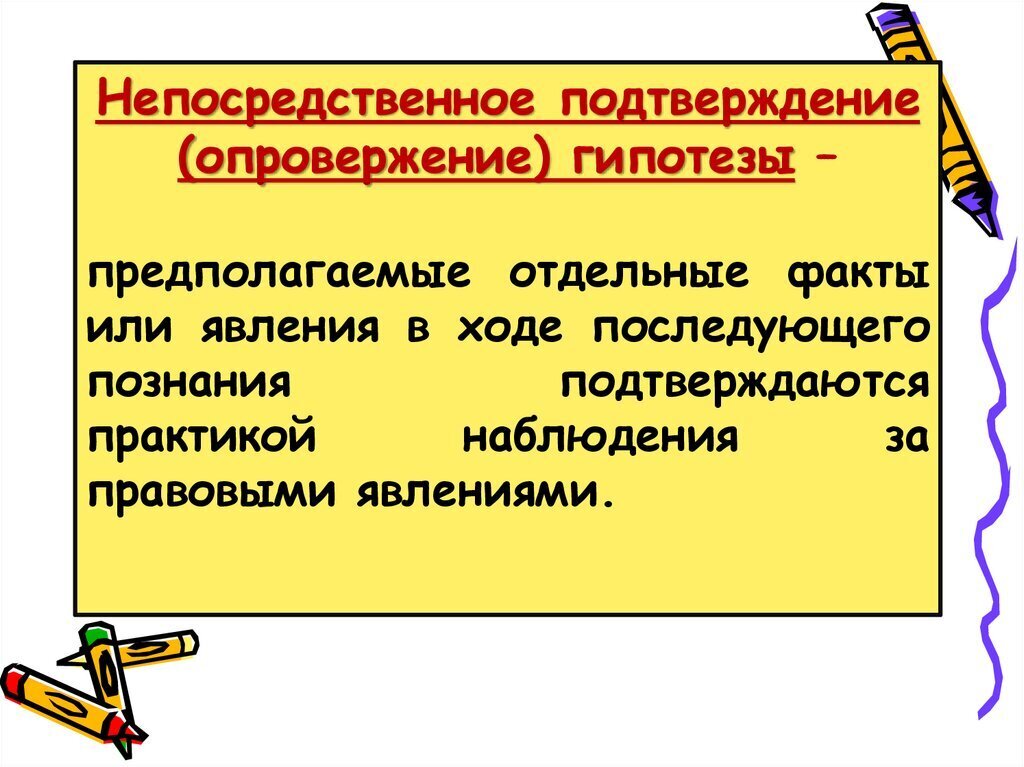 Подтверждение и опровержение