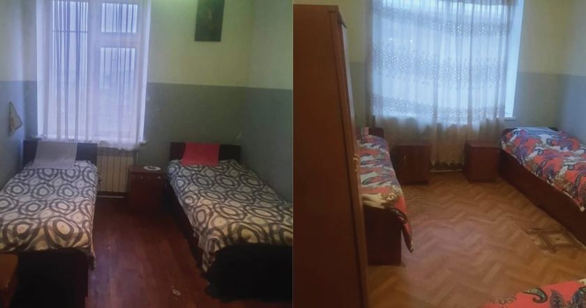 Один из больных был найден привязанным металлической цепью к батарее отопления в пансионате. директор был арестован