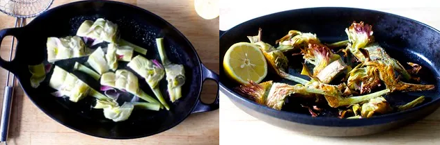 Хрустящие жареные артишоки