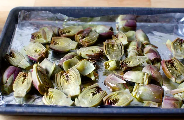 Хрустящие жареные артишоки