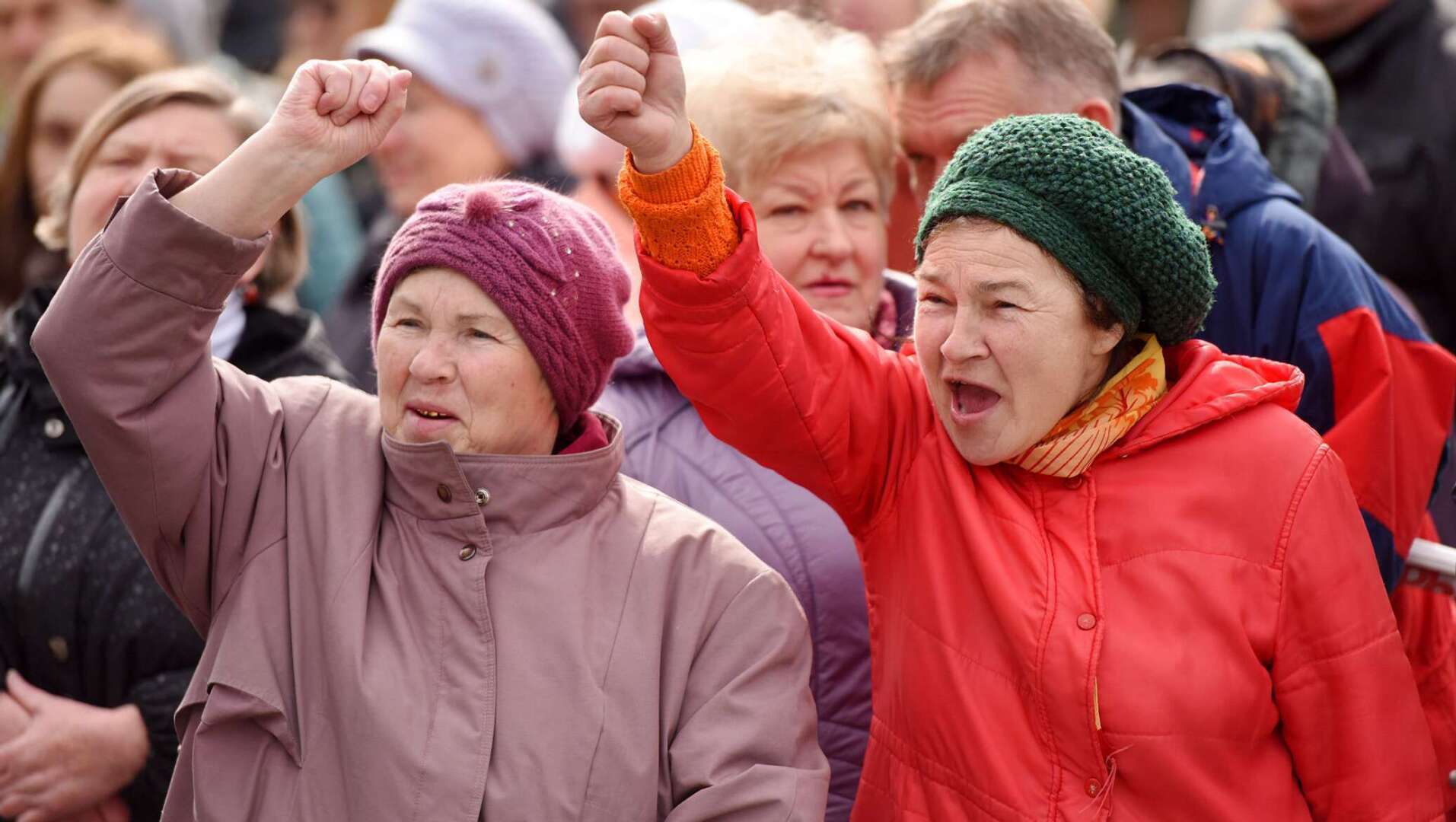 Митинг пенсионеров