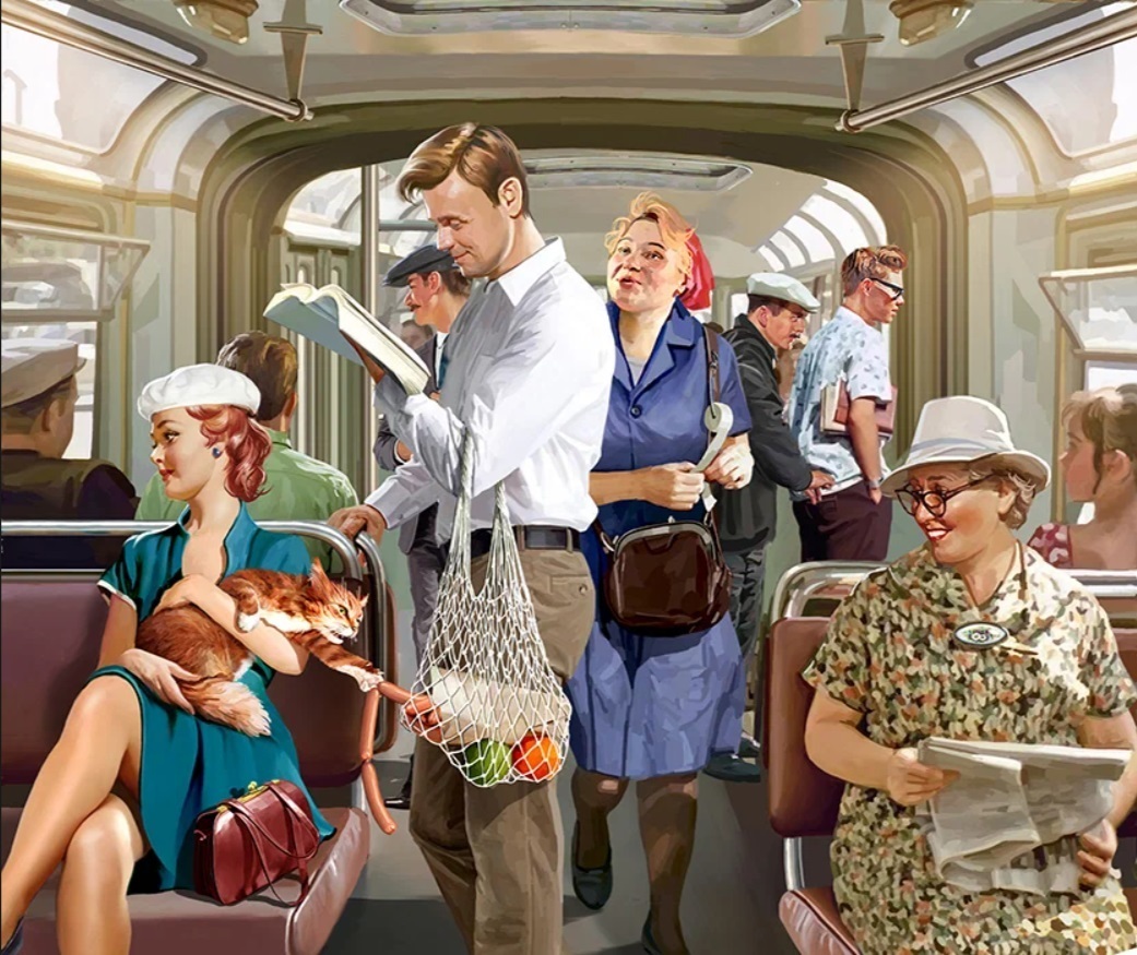 Назад в СССР. Нереально красивые девушки на советском пин-ап плакате