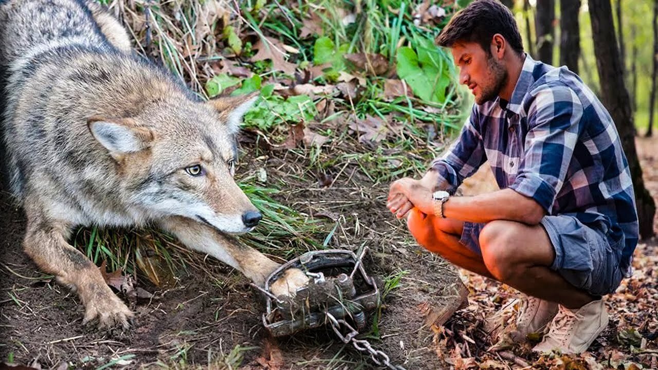 Парень спас волчицу и её детей, но через пять лет она спасла его.