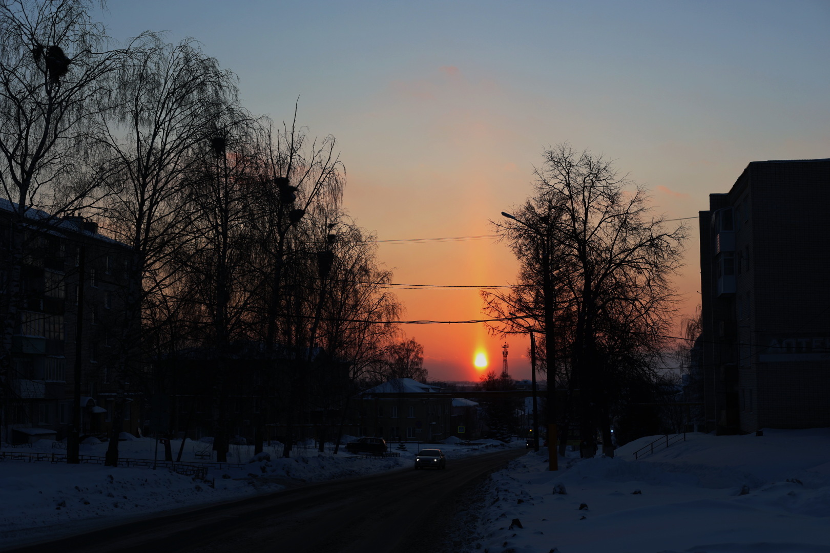 Луна, Венера и Юпитер 2023.02.23