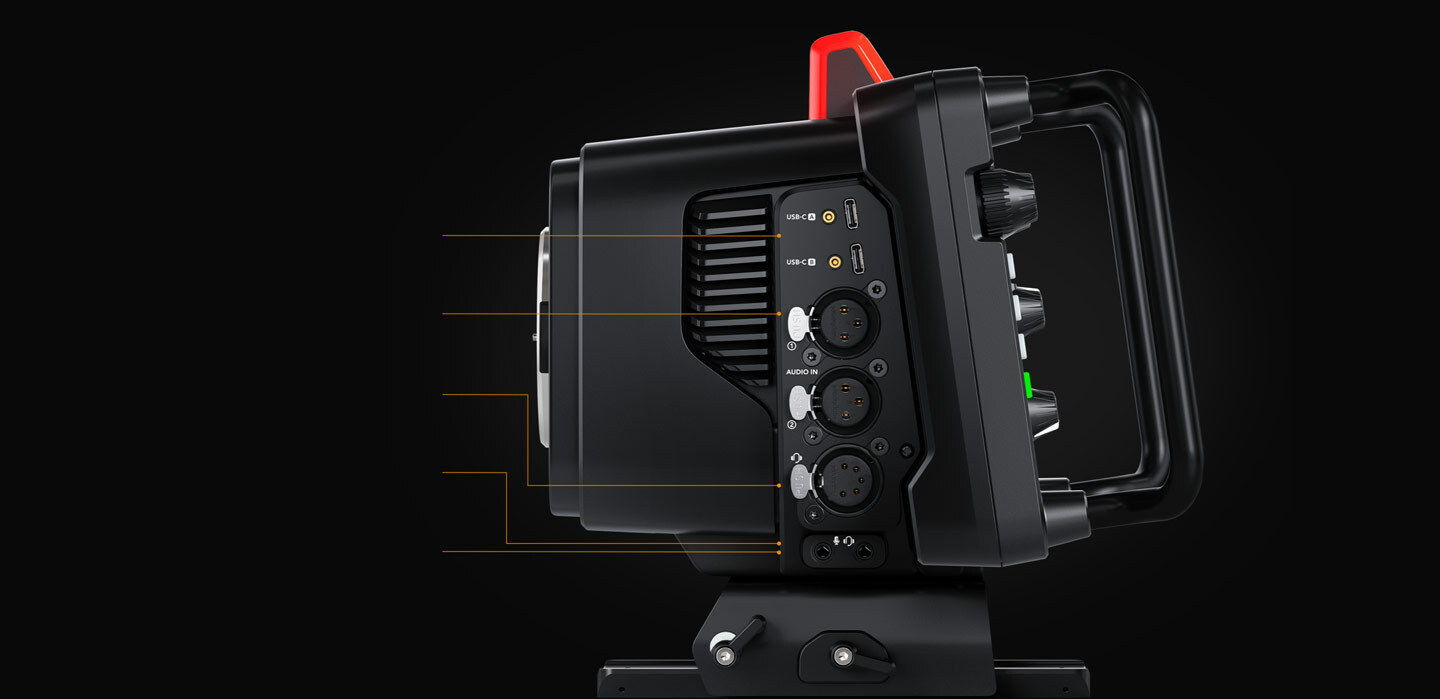 Blackmagic Studio Camera 6K Pro - 6K видео со скоростью до 60 кадров в секунду.