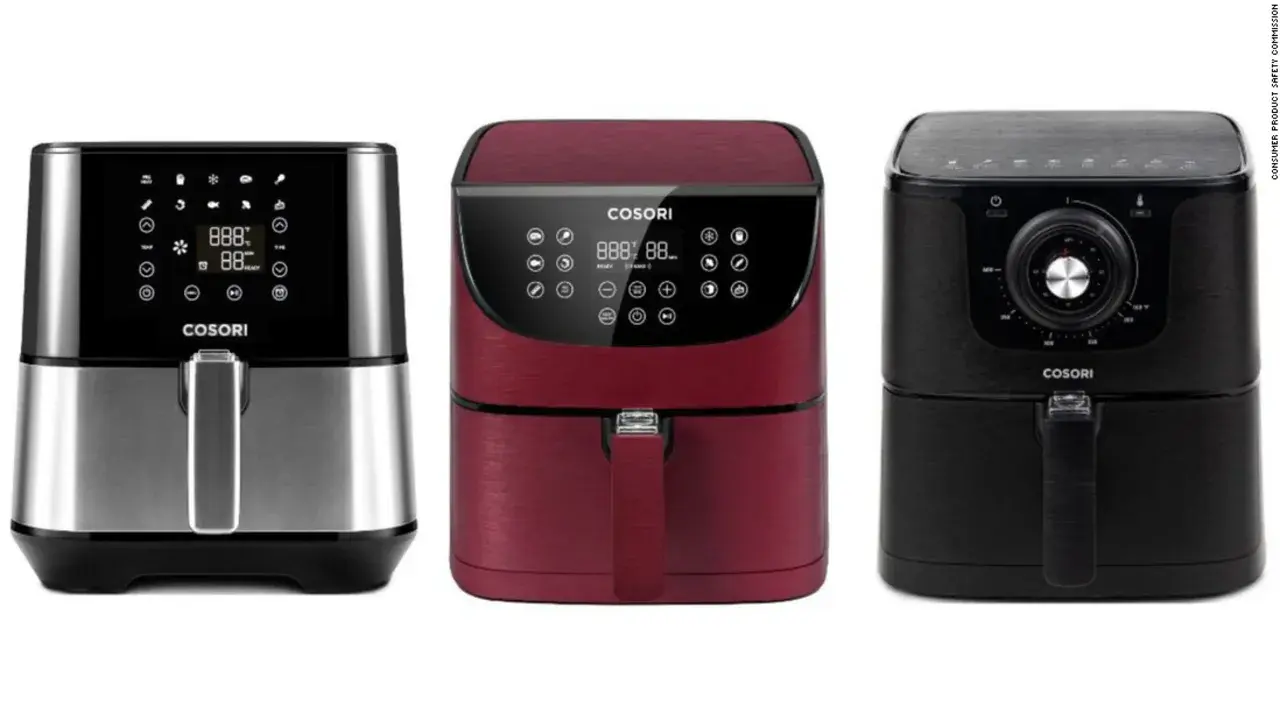 Отзыв фритюрниц: 2 миллиона фритюрниц Cosori отозваны из-за опасности возгарания
