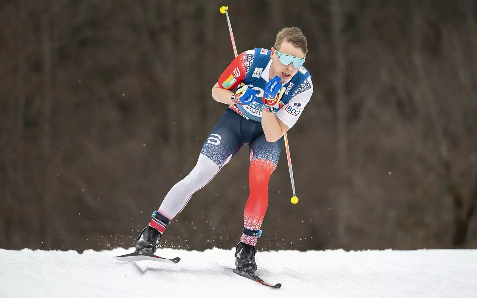 Крюгер победил в скиатлоне на чемпионате мира, Клебо стал вторым