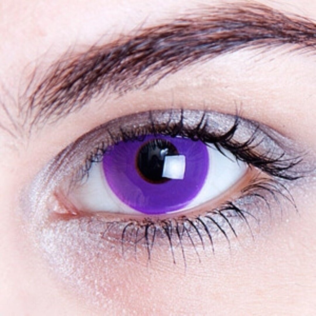 Фиолетовые линзы для глаз