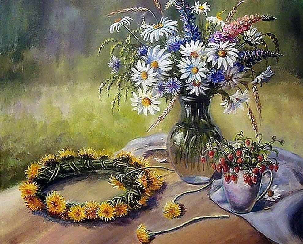 Гармония природы в работах художника Ольги Воробьёвой.