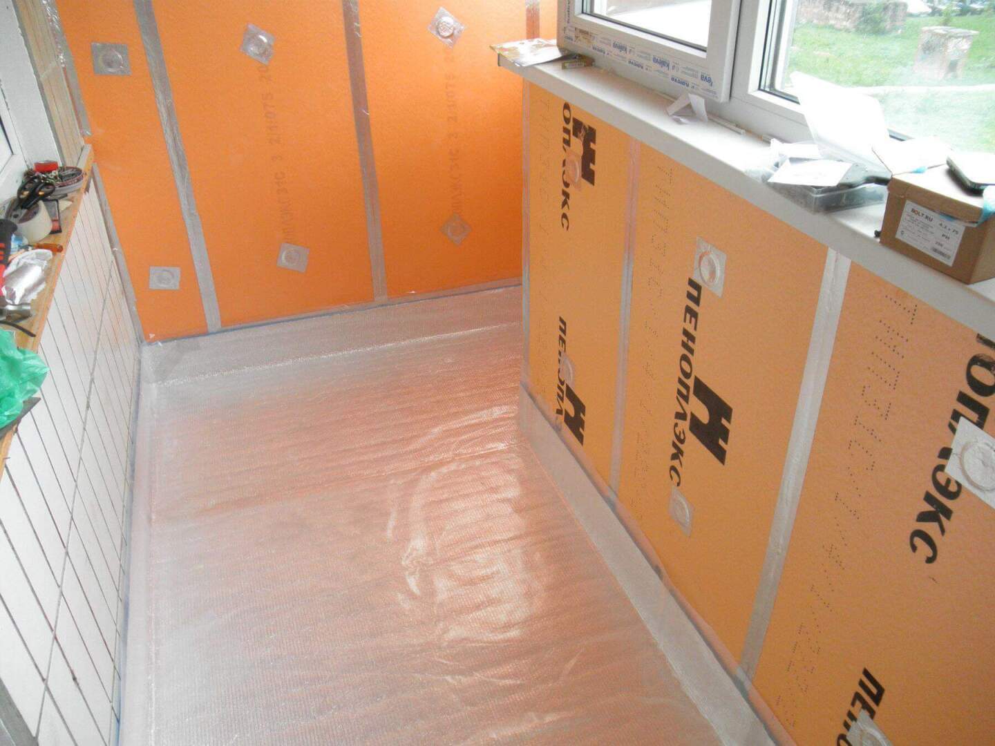 Материал для утепления балкона.