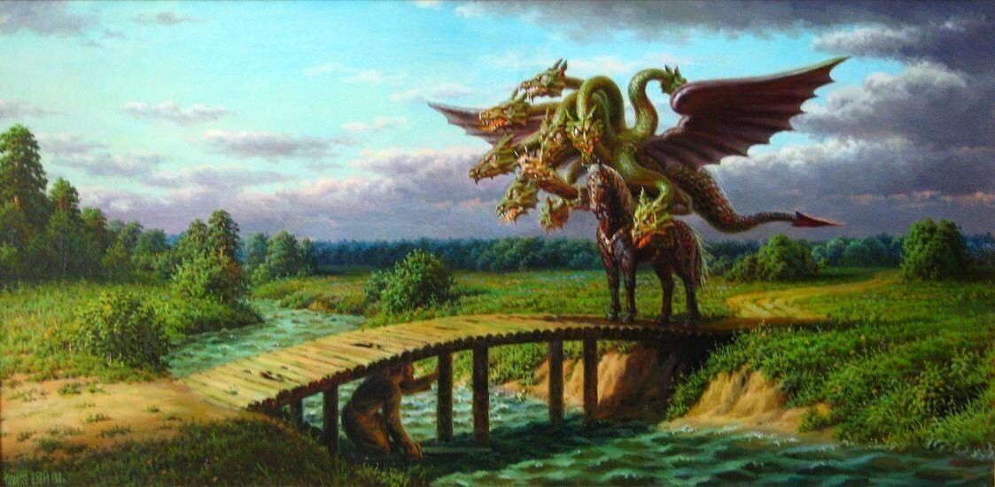 Змей горыныч картины художников