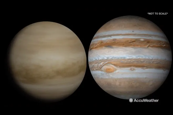 В ночном небе можно будет увидеть две самые яркие планеты: Юпитер и Венера.