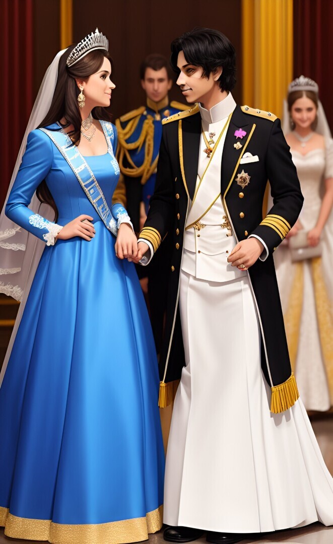 Сказка: Жили-были двое молодых людей, Никита и Дарья.