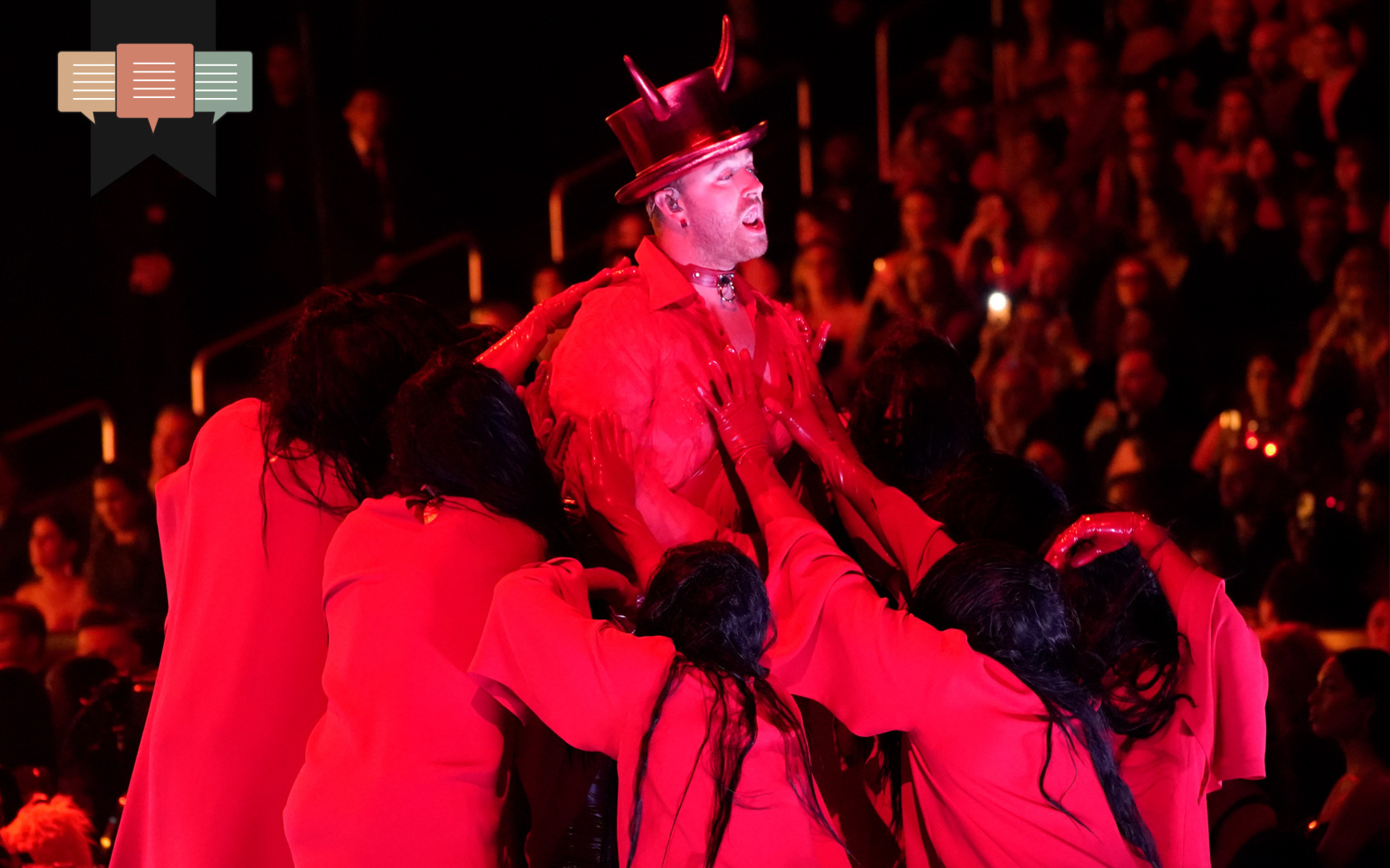 Сатанинский обряд на церемонии вручения премии «Грэмми»