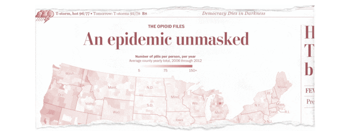 Следите за расследованием эпидемии опиоидов, проводимый Washington Post