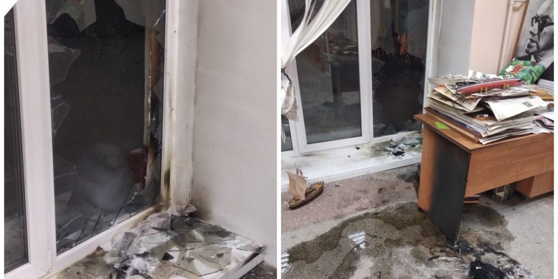 Терроризм - визитная карточка современной России. Поджог ресурсного центра в Новосибирске.