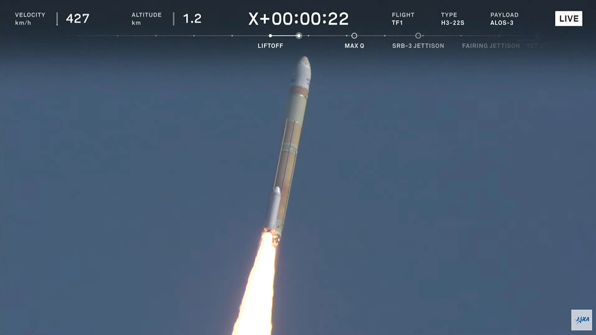 Японское космическое агентство взорвало свою новую ракету сразу после запуска