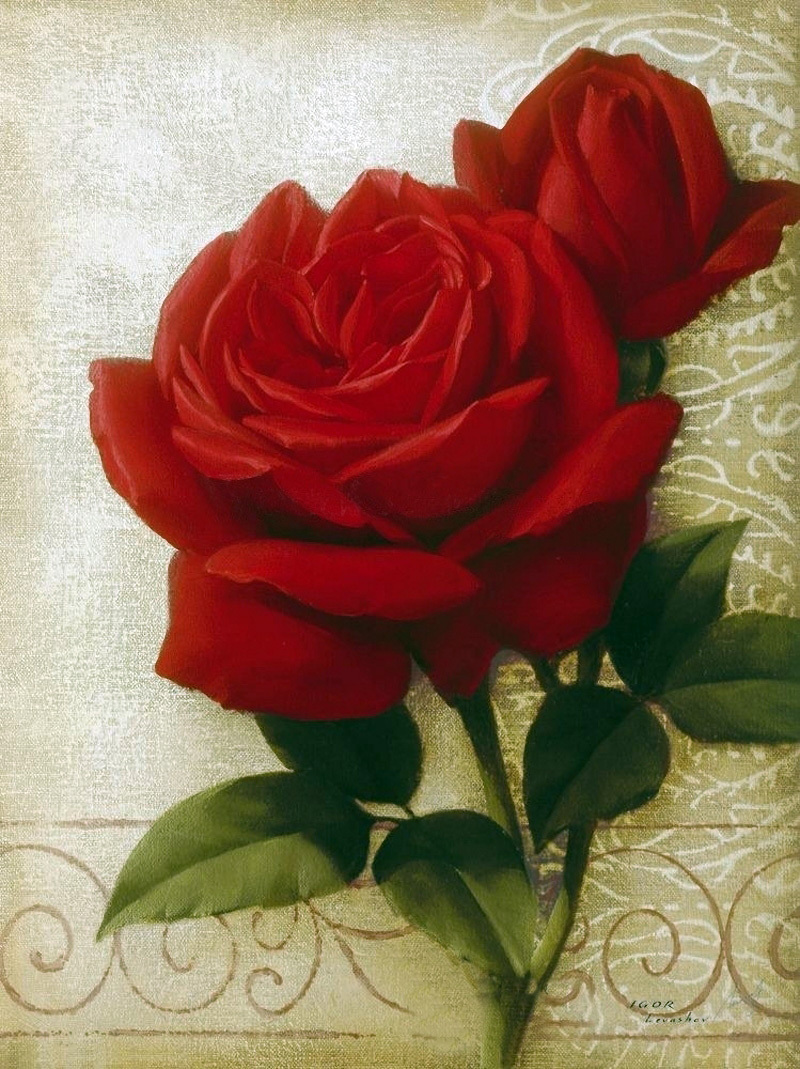 Трогательная нежность. Цветочное волшебство в работах Игоря Левашова.