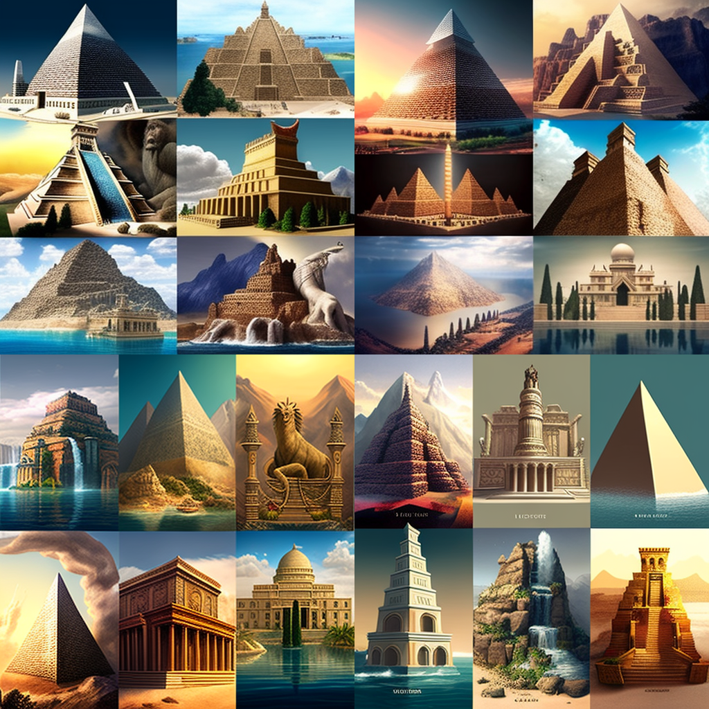 7 чудес света глазами ИИ