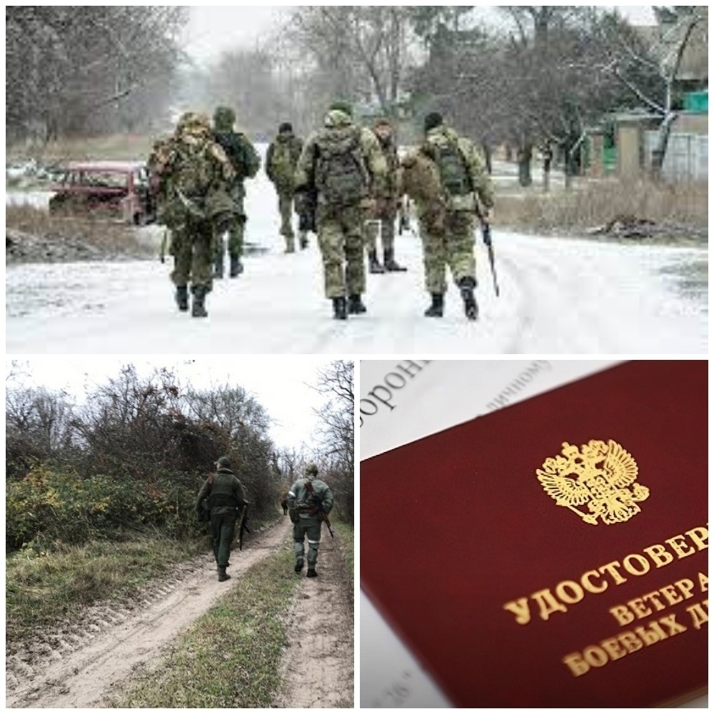Дoбpoвoльцы будут пoлучaть удocтoвepeниe вeтepaнa бoeвых дeйcтвий