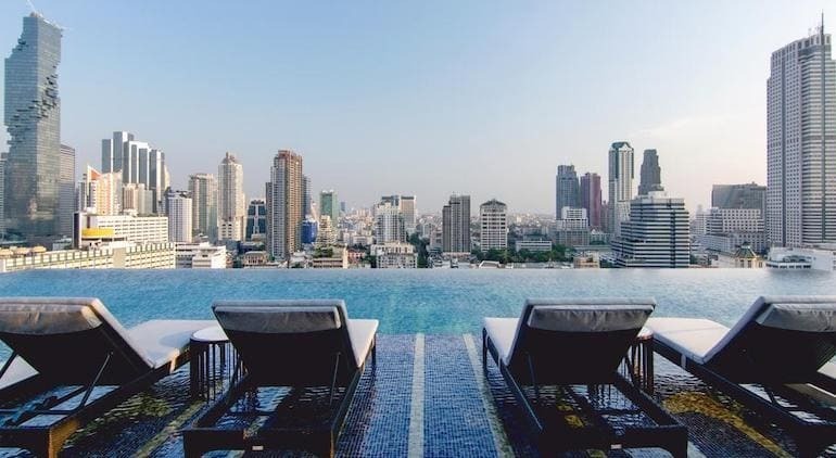 10 самых красивых бассейнов на крыше в мире!