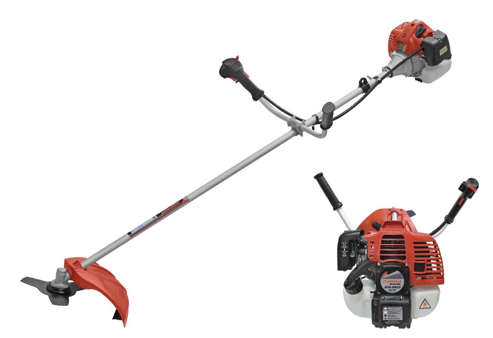 Как заменить леску в катушку триммера бензокосы. Газонокосилка бензиновая с новой катушкой.