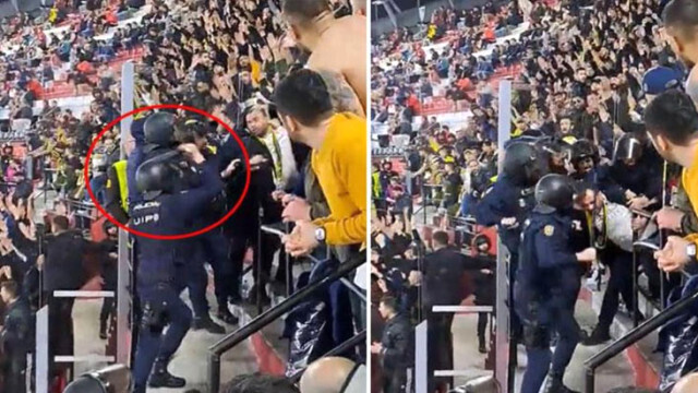 Фенербахче принимает меры после нападения испанской полиции на болельщиков