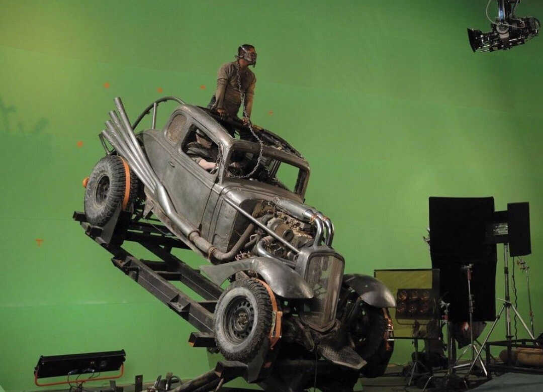 Интересные фотографии с зеленым экраном, которые показывают, как на самом деле работает Голливуд