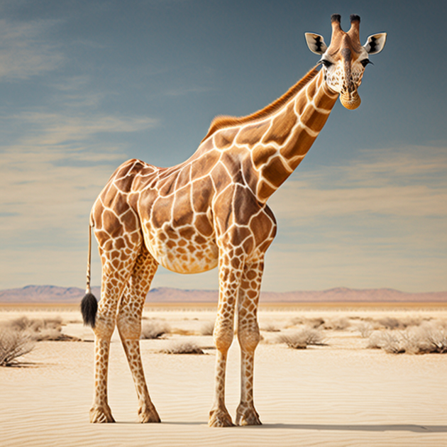 Удивительные животные. Жираф.