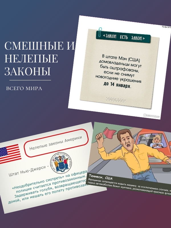 Самые нелепые законы мира