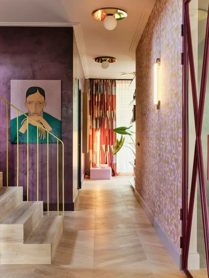 Этюд цвета и формы — в гостях у актрисы Кэрис ван Хаутен.