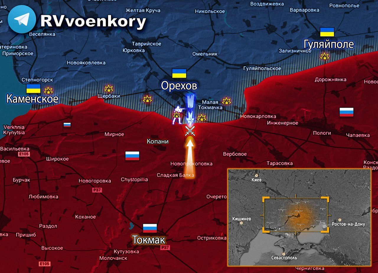 Пологовский район запорожская область карта боевых действий