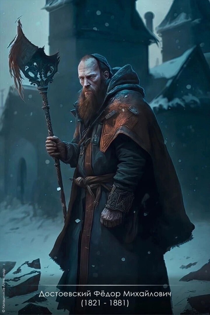 Нейросеть рисует писателей