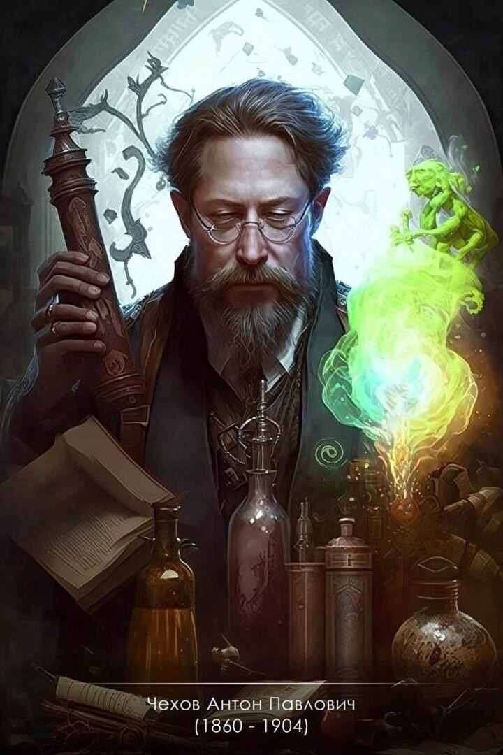 Нейросеть рисует писателей