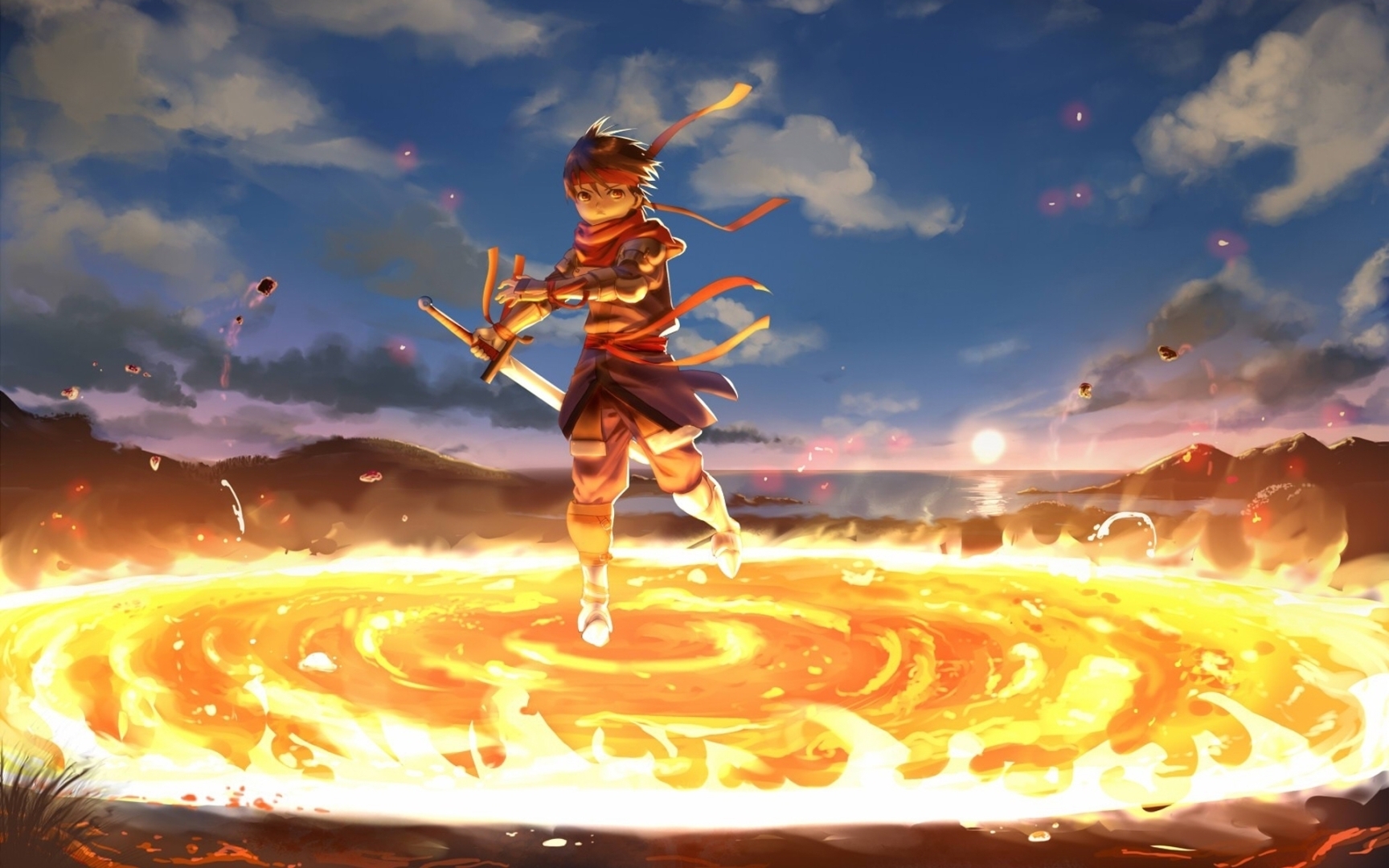 История про огненного мальчика.