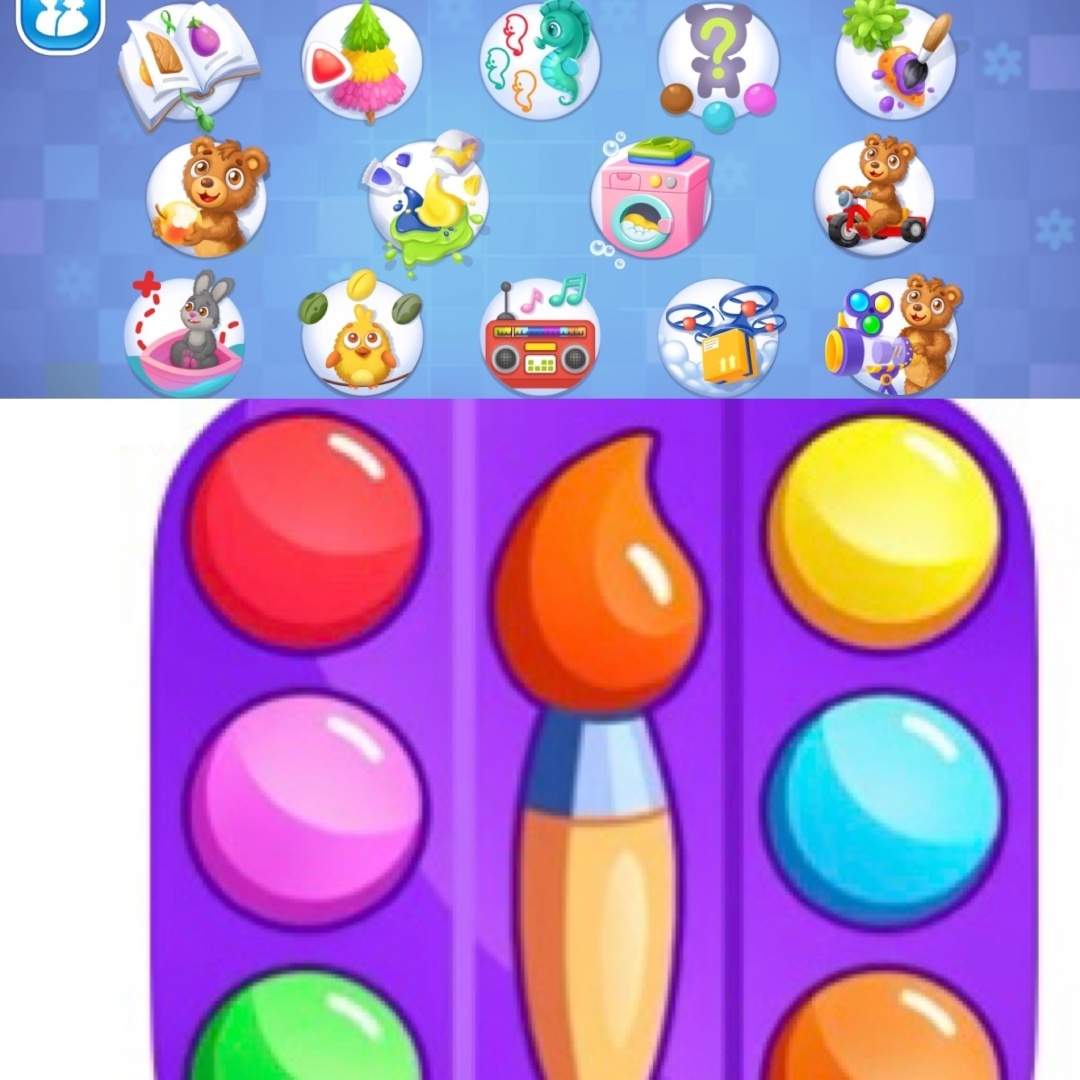 В помощь Мамочкам! 3 развивающих игры для установки на гаджет для малыша от 8 месяцев до 2-х лет