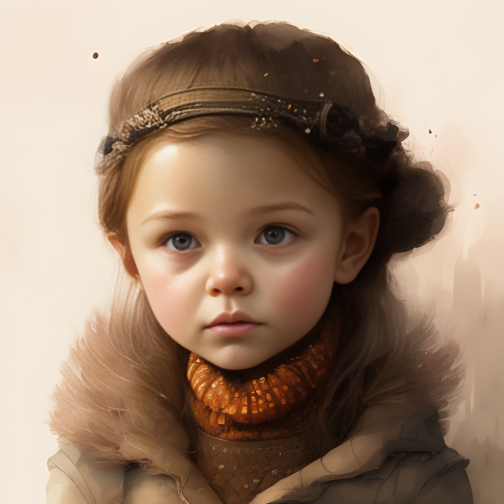 Нейронная сеть красиво рисует детей