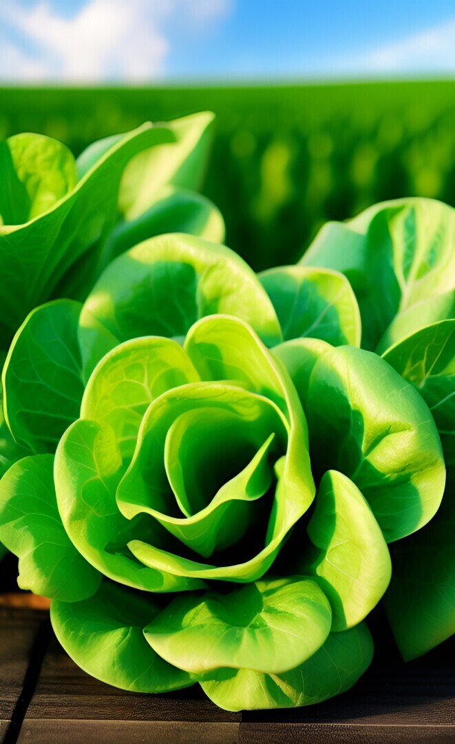 Кулинарный рецепт "Зеленый салат с маслом и уксусом"