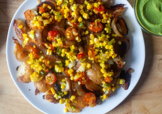 Картофельное пюре со сладкой кукурузой