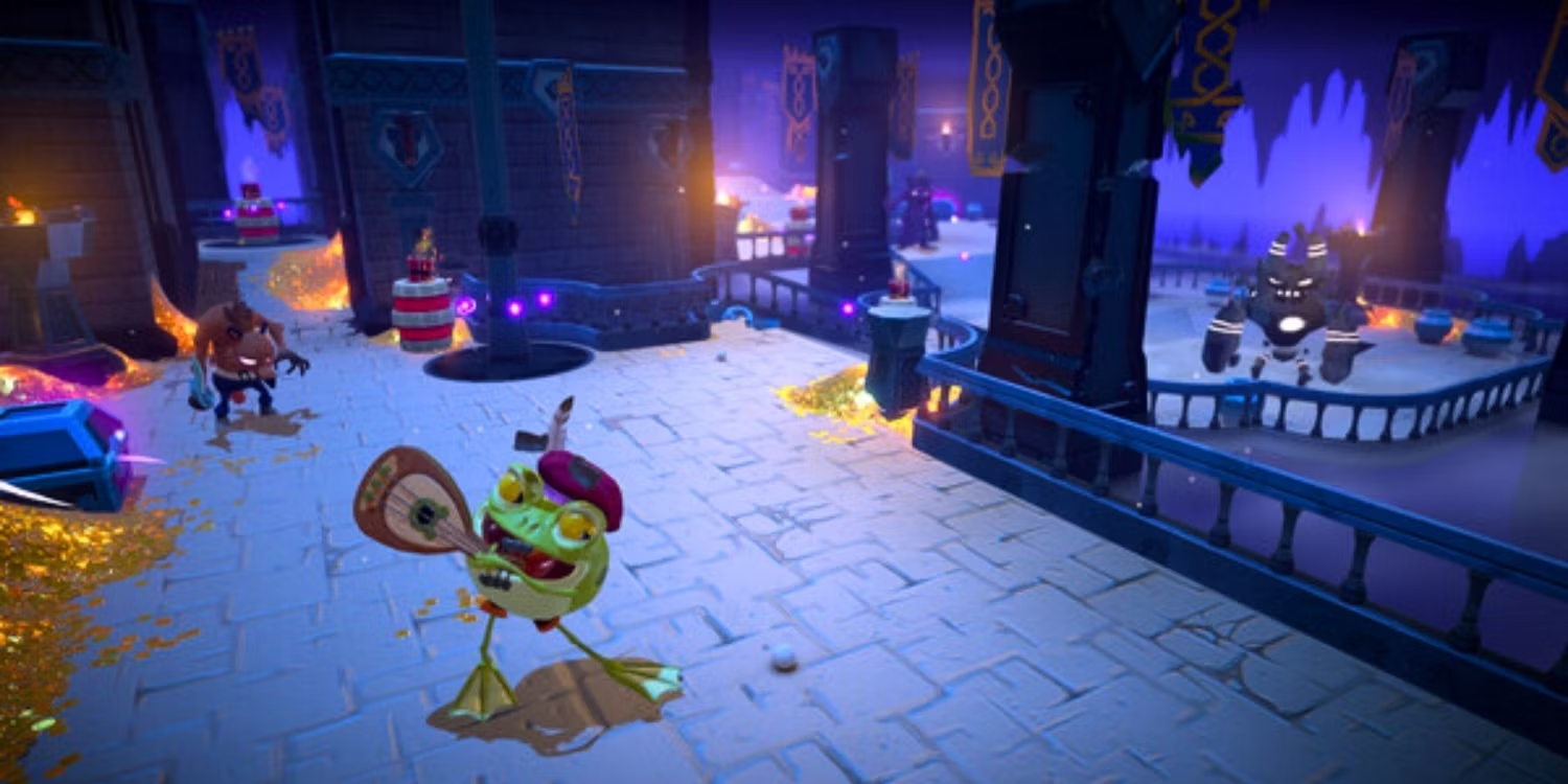 Разработчики Dungeon Golf подробно описывают элементы однопользовательского и многопользовательского геймплея