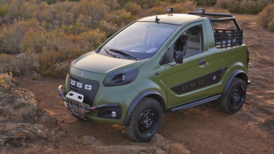 Новый электрический мини автомобиль в облике Fiat Panda