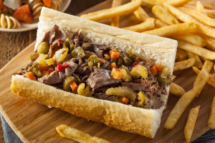 Сэндвич с мясом по-итальянски