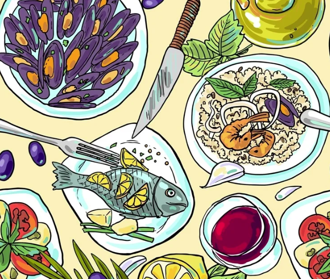 Данные свидетельствуют в пользу средиземноморской и низкокалорийной диеты для снижения смертности и риска сердечных приступов у пациентов