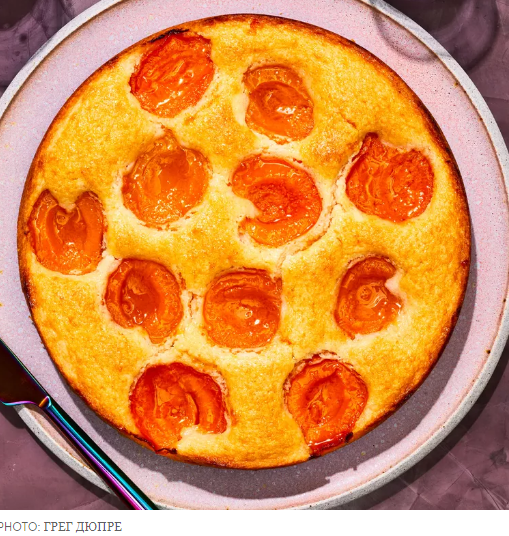 Абрикосово-миндальный торт