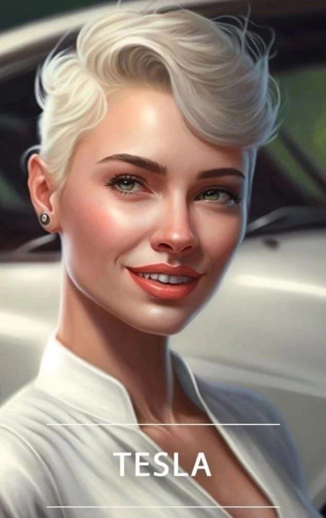 "От ЗИЛ до Tesla: Как бы выглядели марки автомобилей, если бы они были людьми?"