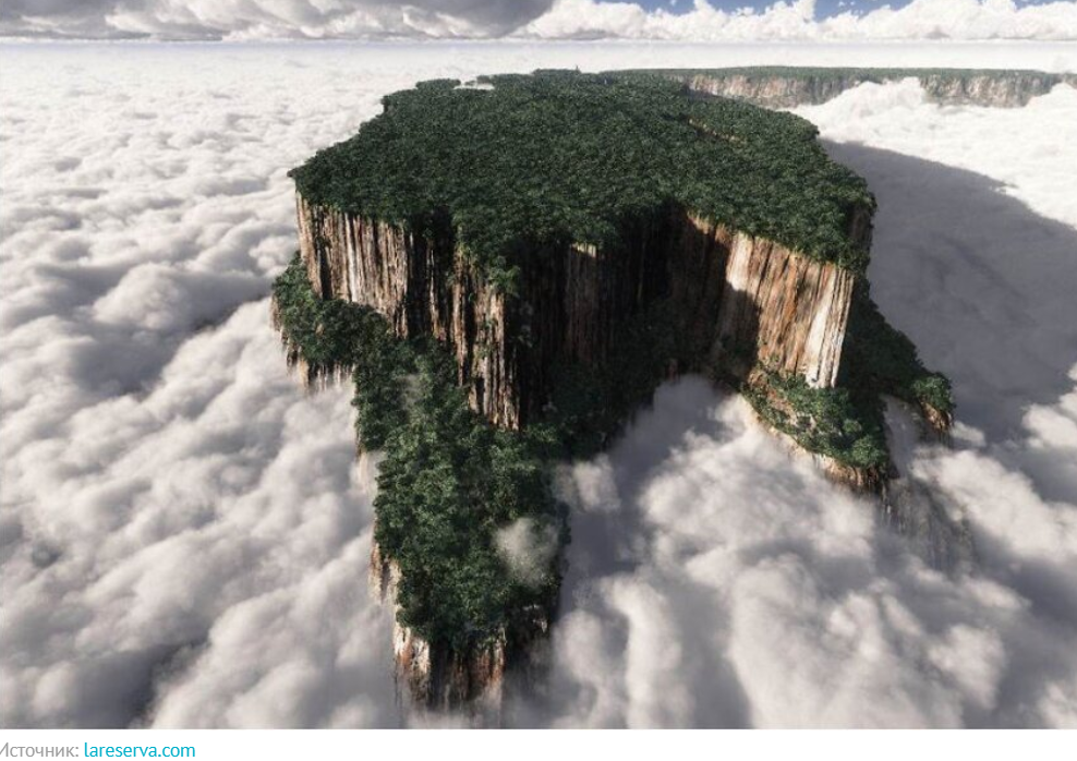 Рубрика: уникальные места мира. Гора Рорайма, Венесуэла