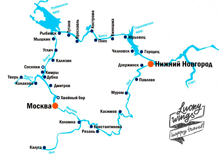 Карта москва углич москва на теплоходе