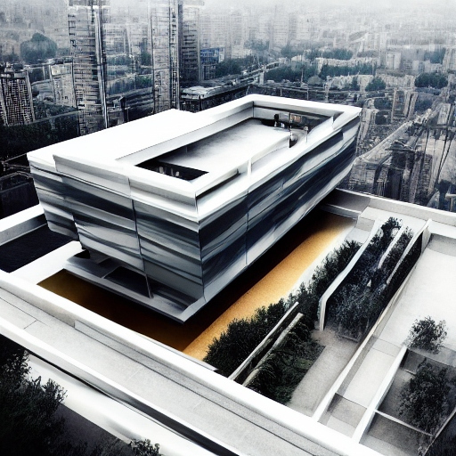 Черно-белые здания: мистическая атмосфера и архитектурный стиль